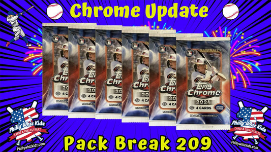 Break 209 - Topps Chrome Update Pack break