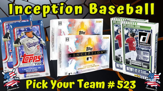 Break 523 - Pick Your Team - Inception & Donruss 6 box mixer  (Dodgers Random)