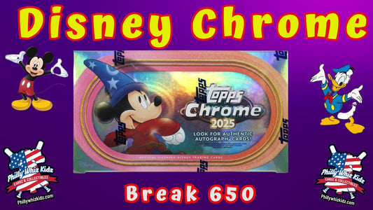 Break 650 - Disney Chrome  - Letter break (Mickey Random)