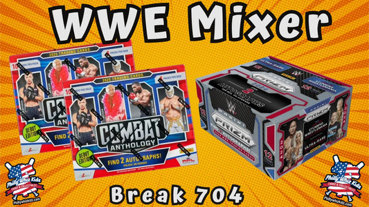 Break 704 - WWE Topps Prizm & Combat - Random letter break (KABOOM)