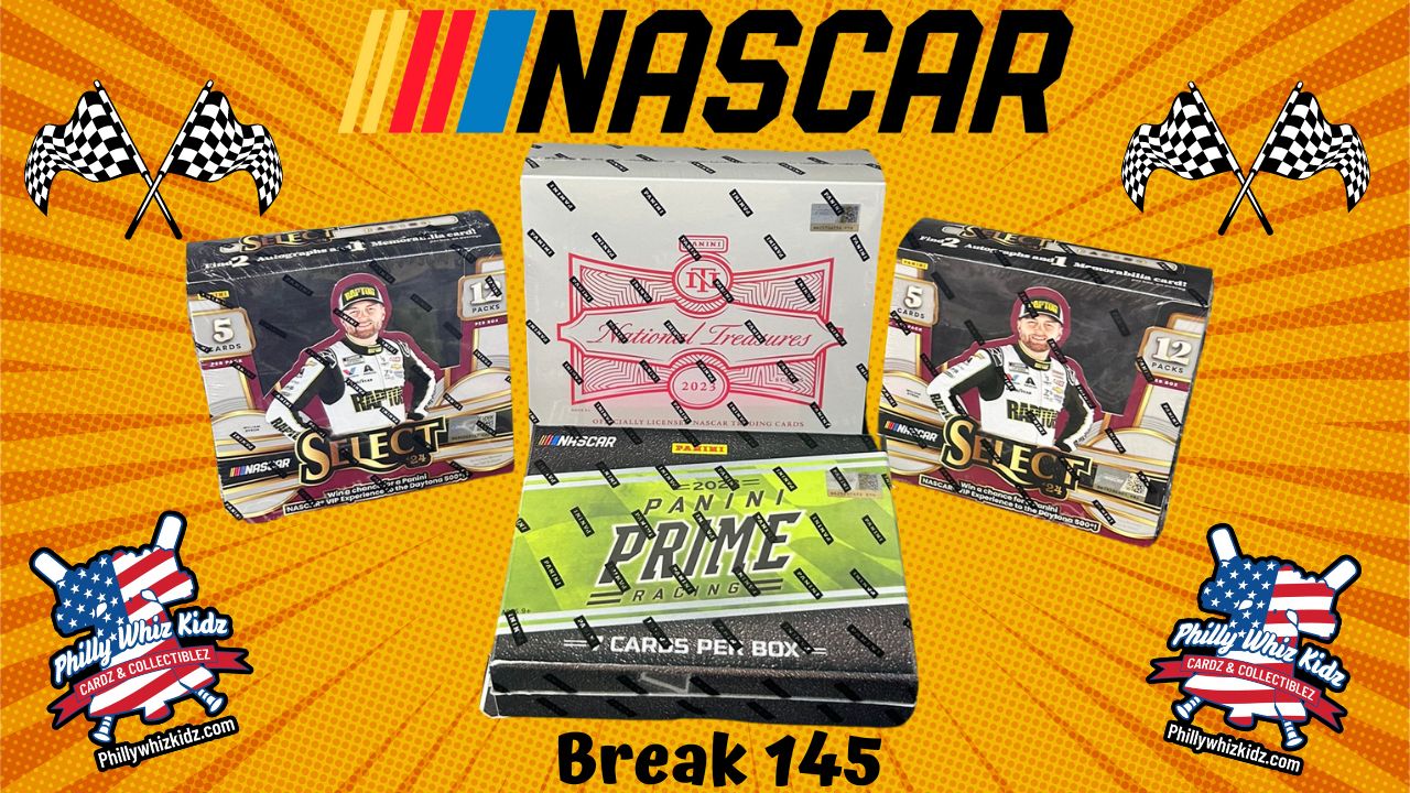 Break 145 - NASCAR  - National Treasures, Prime & Select - Left side Break