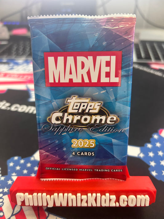 P -2025 Topps Chrome Marvel Sapphire Pack