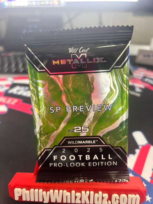P -2025 Wild Card Metallix Football pack