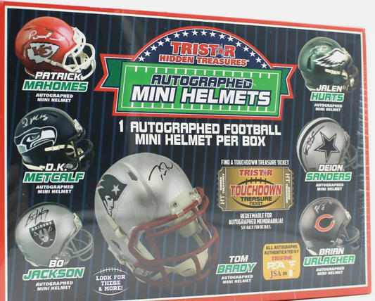 P -2023 Tristar Hidden Treasures Football In-Season Mini Helmet